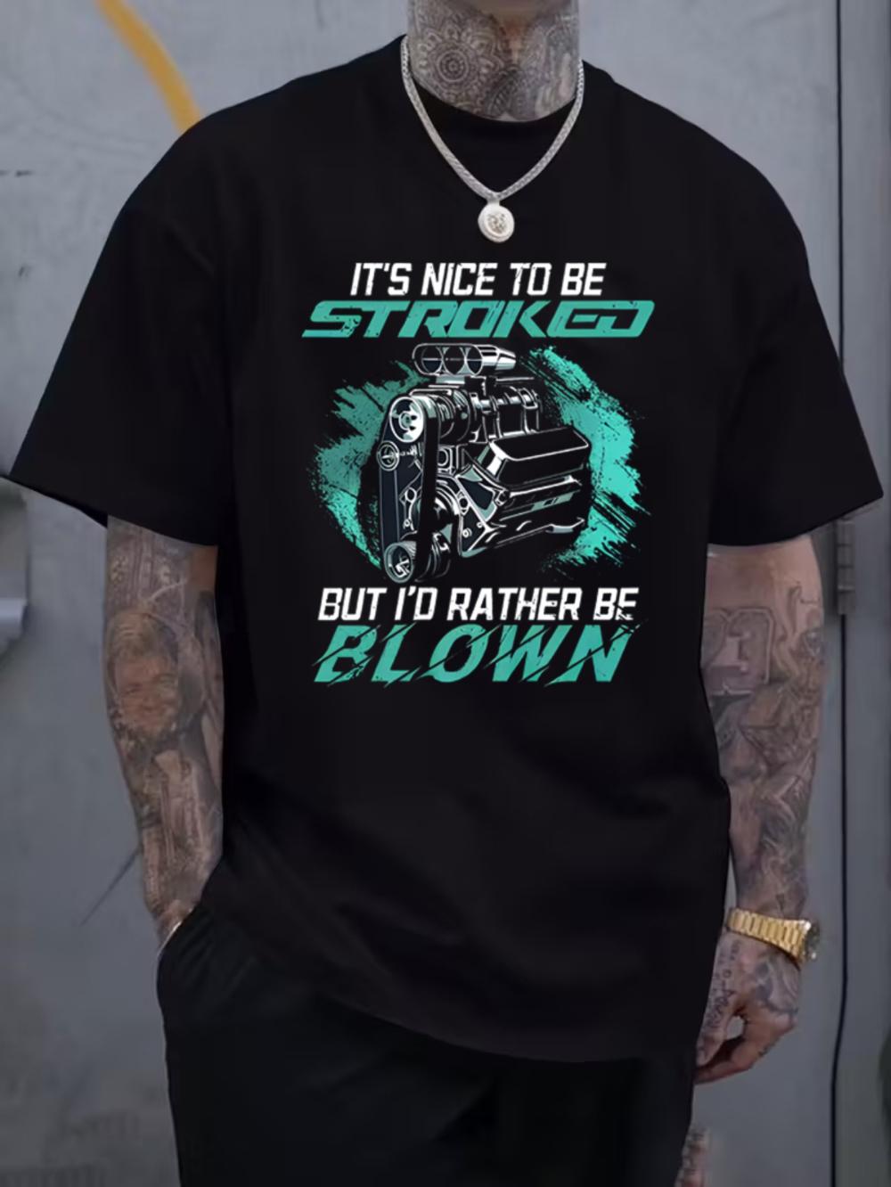 2026 Summer New Model Racing Car HighQuality Fashion Comfortable Mens Printed Roundneck TShirt S