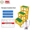 Three-Layer Fiberglass Insulated High-Voltage Electrician Platform Stool for Power Maintenance and Climbing.
