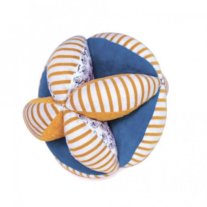 Jouet Pour Bébé - Doudou Et Compagnie - Balle De Préhension Pollen Abeille Bio - Mixte - A Partir De 0 Mois