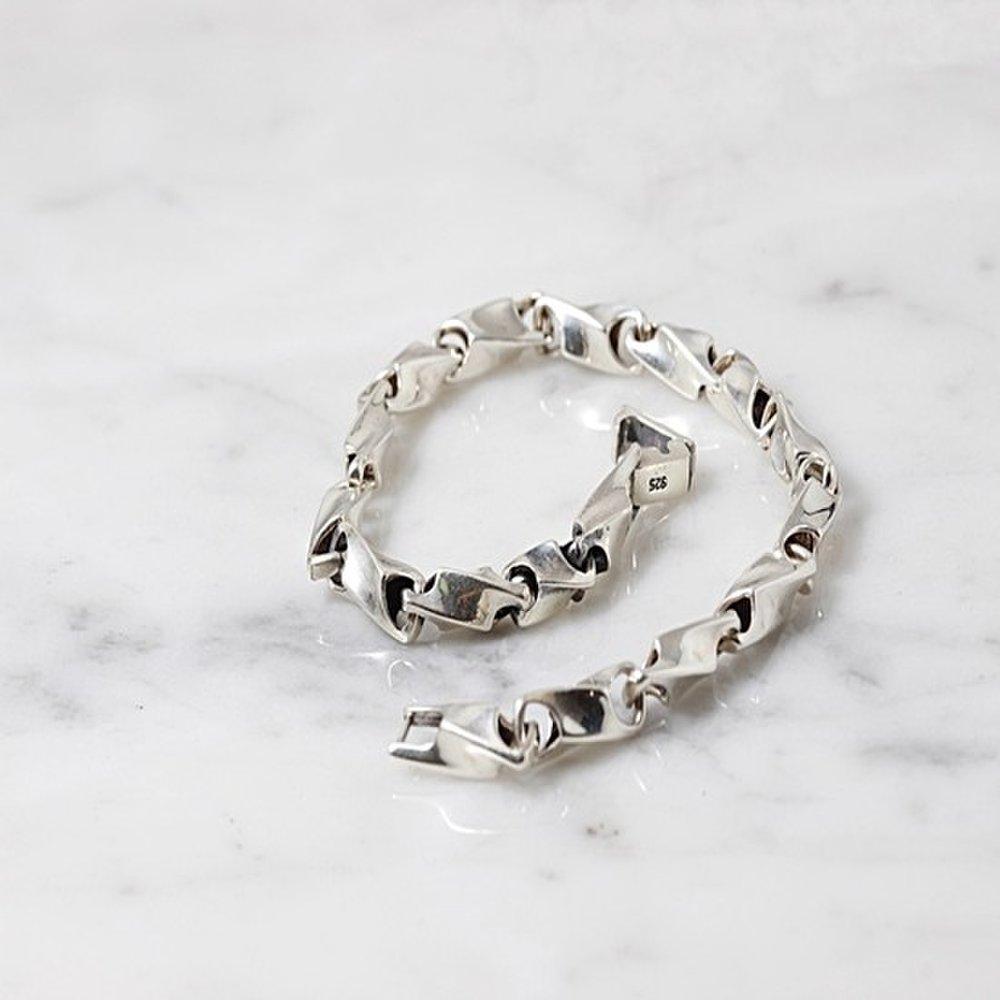 Wave Silver Chain Men's Silver Bracelet 5-don Bracelet Women's Silver Bracelet Men's Women's Male Female