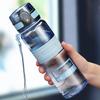 1L 1.5L 2L Bottiglia d'Acqua Sportiva per Fitness Grande Capacità Plastica Ecologica Portatile Antigoccia Shaker Bottiglia per Bevande alla Frutta BPA