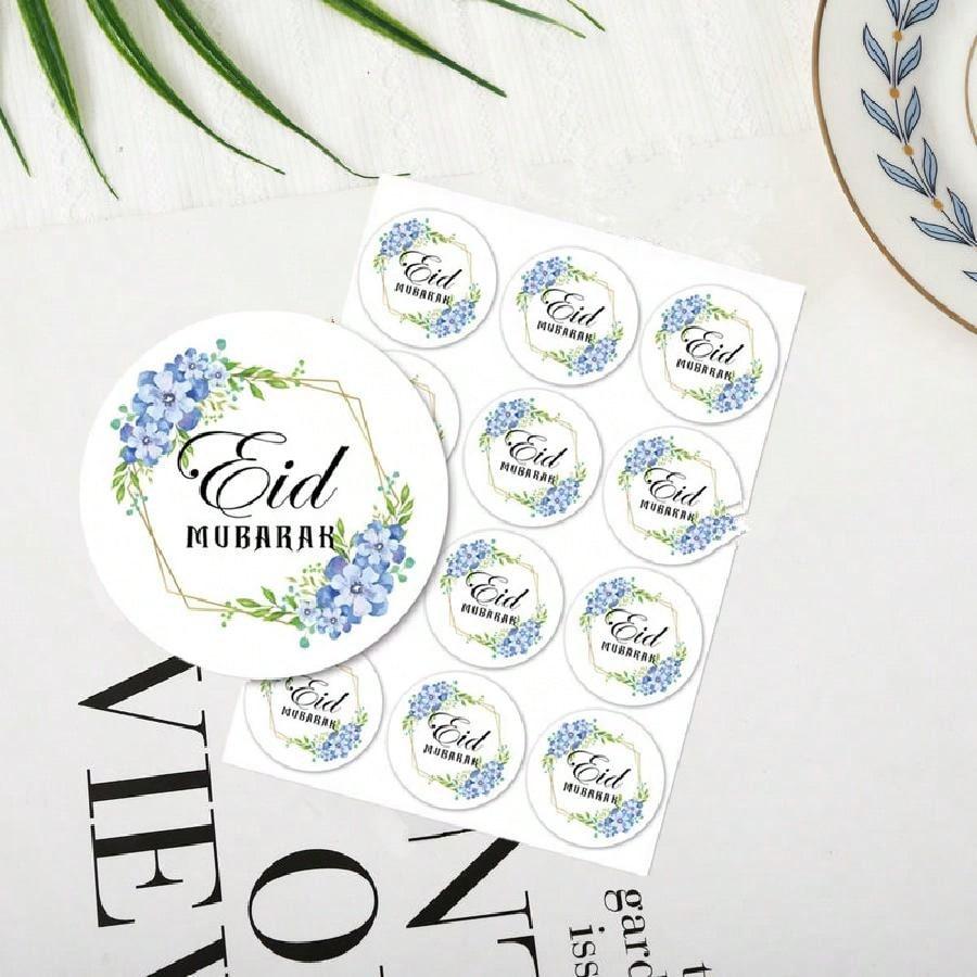 36pcs Ramadan Eid Mubarak Stickers Ramadan Kareem Labels For Eid Al Fitr Adha Theme Paper Sticker Islamic Muslim Decor