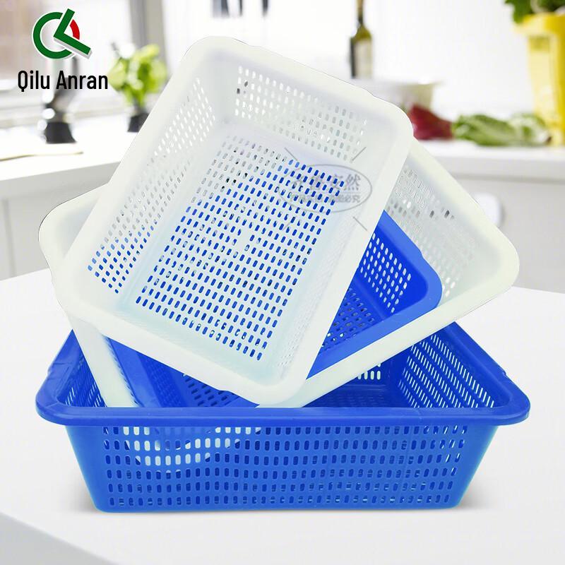 Durable Plastic Multi-Purpose Storage & Picnic Baskets белый