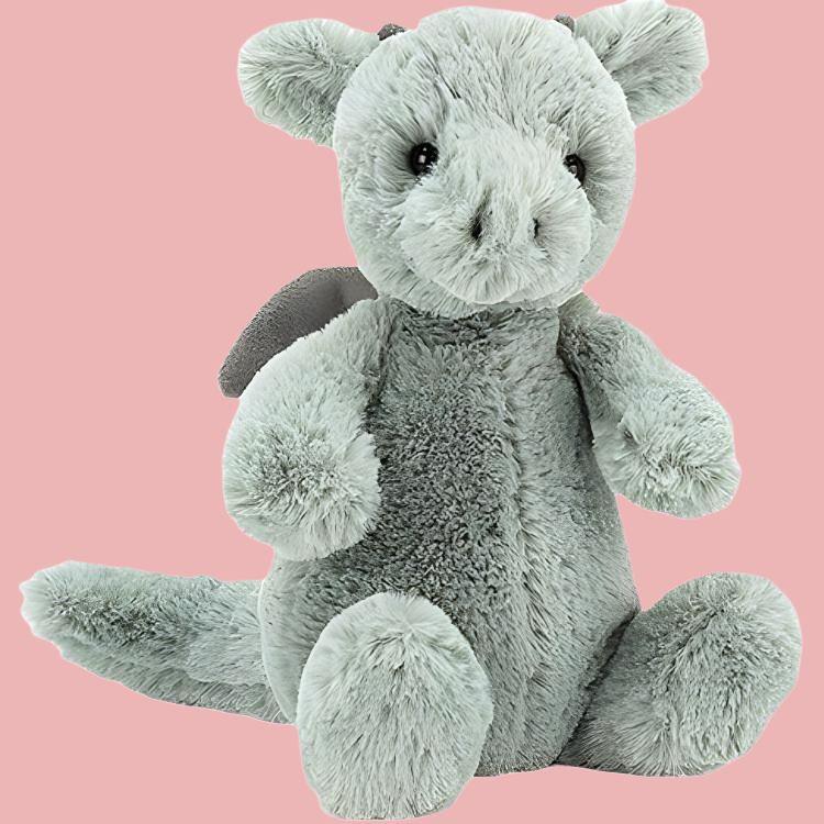 Jellycat Shy Series Green Dragon Small Doll Plush Doll 18cm High