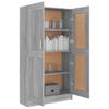 VidaXL Bibliothèque Sonoma gris 82,5x30,5x150 cm Bois d'ingénierie 815613