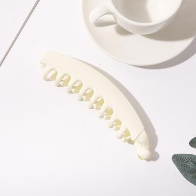 Frosted Texture Hair Clip Vertical Hairpin Banana Clip Strong Grip Horsetail Hair Fixing Clip Hair Accessories