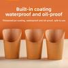 50PCS Thickened Egg Waffle Paper Cup Water Proof Take-out Snack Boxes  Kitchen Use