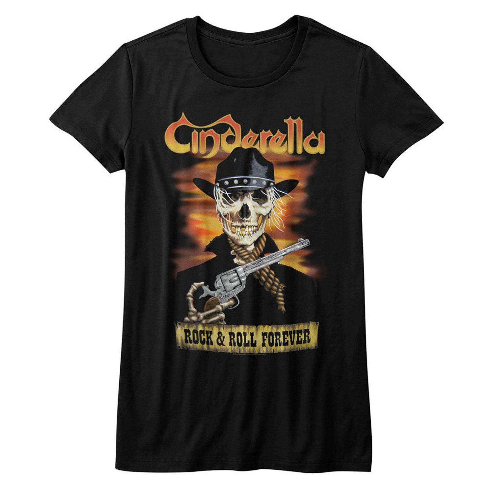 Cinderella Skelerella Black Junior Women s T-Shirt 4XL