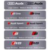 Car Brake Caliper Sticker Heat Resistant Decals Auto Accessories For tt Sline A1 A3 A4 A5 A6 A7 A8 Q2 Q3 Q5 Q7 Q8 TT S1 S3 RS5