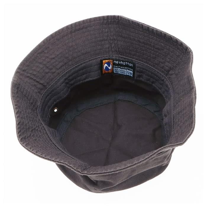 [Newhattan] Stone Wash Bucket Hat 1500 Gold L/XL (60cm-61cm)