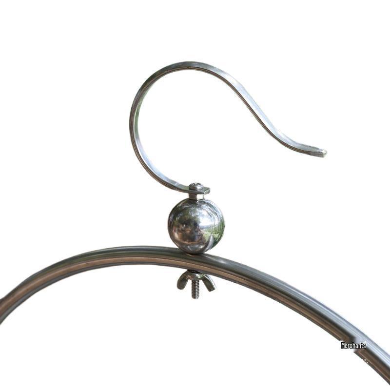 Stainless Steel Bird Stand with Ankle Chain for Large Parrots and Cockatiels