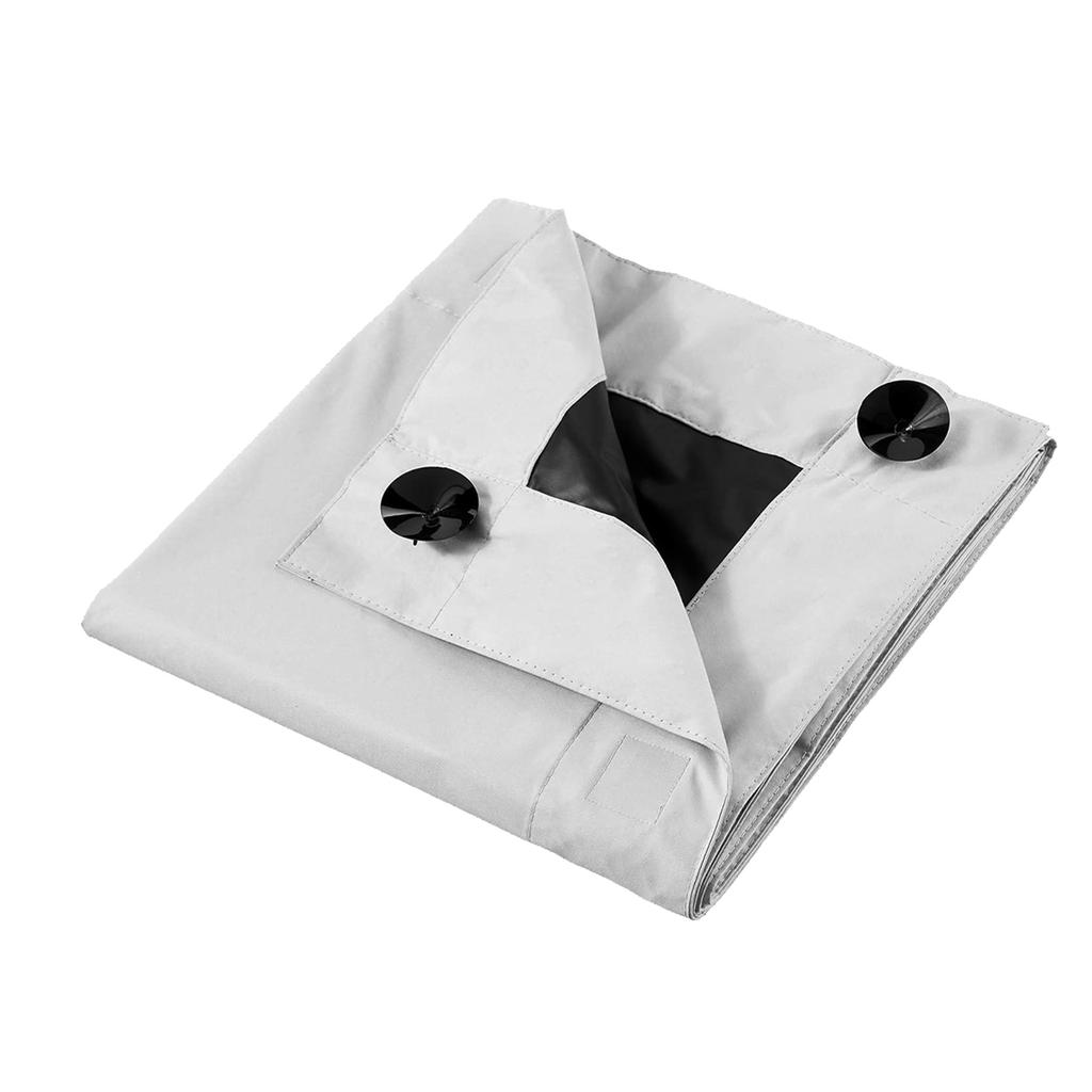 100 % Verdunkelungsvorhang für Fenster mit Saugnäpfen, tragbar, abnehmbar, für Wohnzimmer, Schlafzimmer, Hitze- und Lichtschutzvorhänge