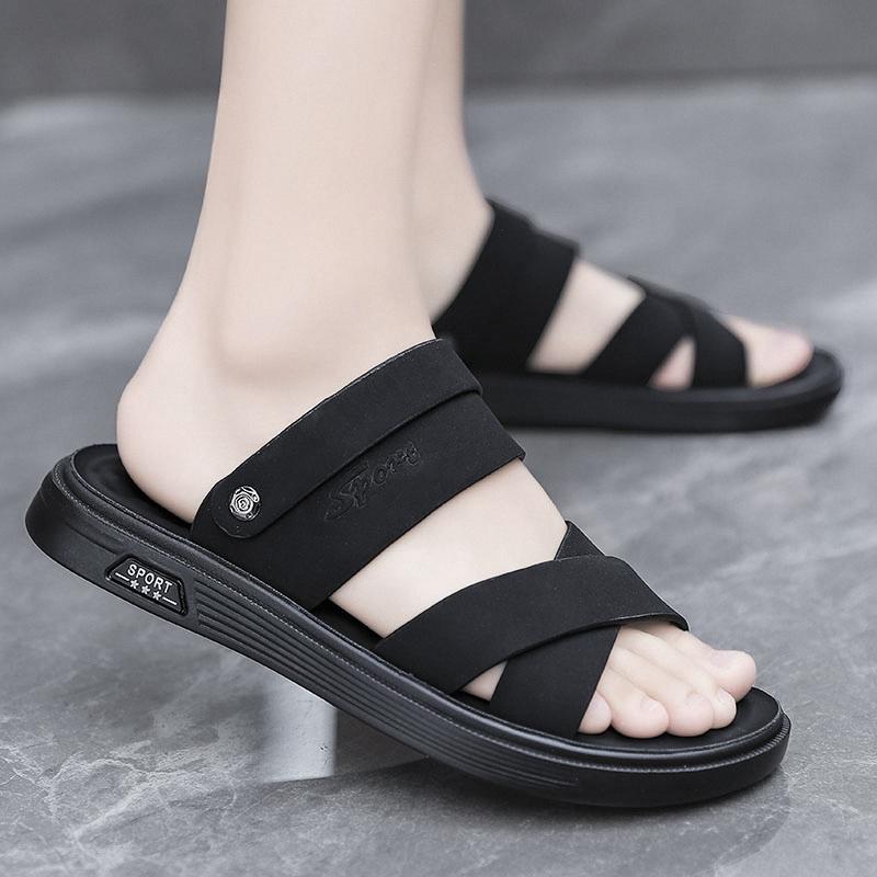 

Sandals men s 2024 new outdoor wading driving dual-purpose men s non-slip casual sandals vietnam beach slippers 39 чёрный