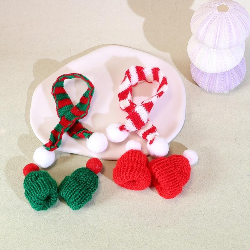 Weihnachts-Strickmützen Weiche Festliche Warme Mützen Interaktive Feiertagsmützen für Männer Frauen Kinder