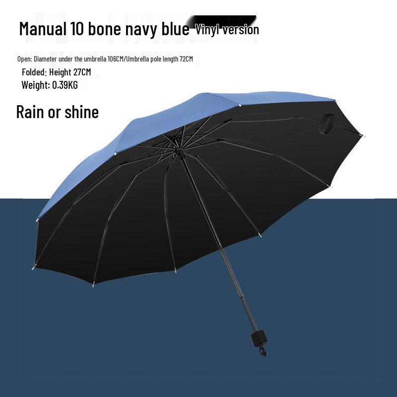 Современный складной зонт двойного назначения