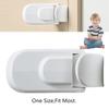 No Tools Required Door Lock No Adhesives Required Snap-On Design Snap-On Door Lock Simple Install Child Proof Door Lock