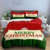 Merry Christmas Bedding Set Bedding Duvet Cover Set Duvet Cover Pillowcases (1 * Duvet Cover 2 * Pillowcases, without duvet insert)
