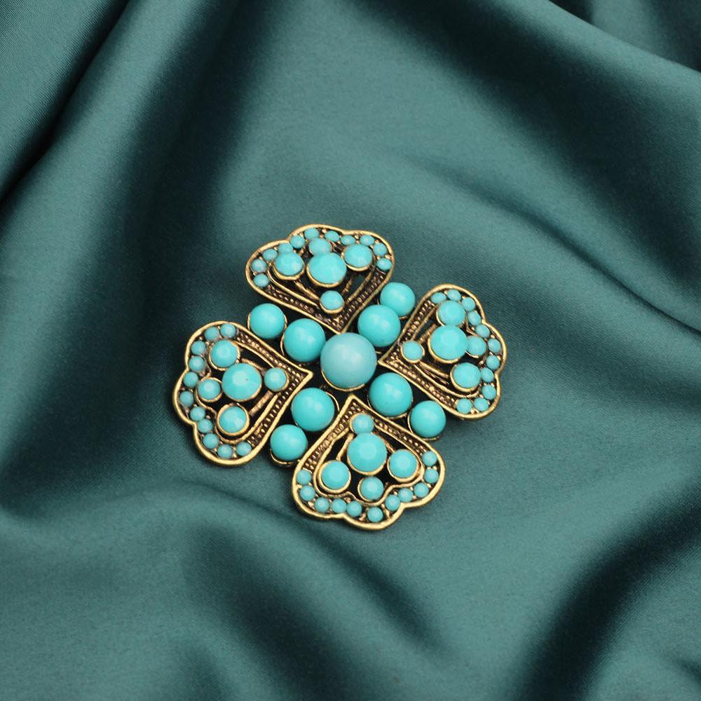 

Винтажные эмалевые броши-булавки в богемном стиле с крестом для женщин, ретро, элегантные, изысканные, значки для костюма и офиса, модные аксессуары для леди