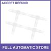 Plastic Hose Barb Fitting 732" T 3 Way Splicer Joint Aquarium PP Clear 4Pcs