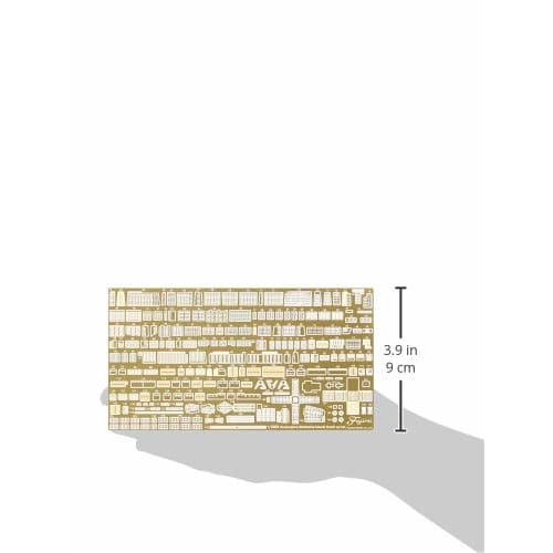 Fujimi Model 1/3000 Detail-Up Parts Series No.6 Gunkanjima (Hashima) Genuine Etched Parts for Plastic Models