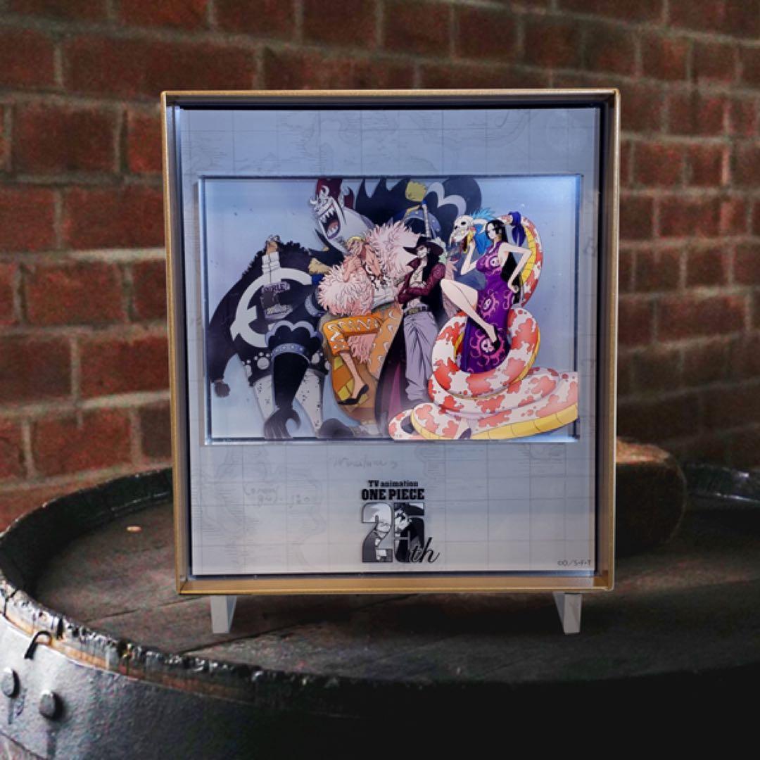 Used [One Piece] 25 Eternal Shots Premium Acrylic Art Frame