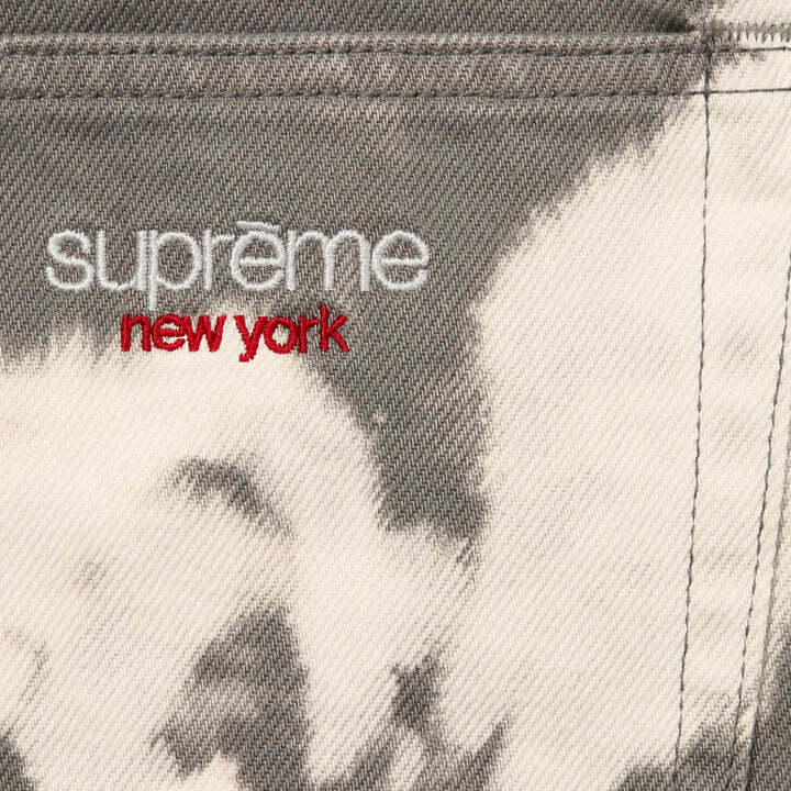 Supreme Baggy Denim Short Bleached