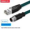 M12 To RJ45 Cat6 Shielded Industrial Sensor Cable