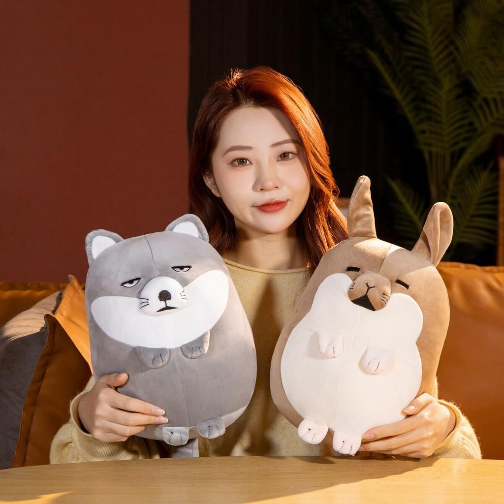 Lovely Vulpes Ferrilata Plush Toys Simulation Wild Animal Pillow Cute Fox Dolls Stuffed Soft for Children Boys Gifts