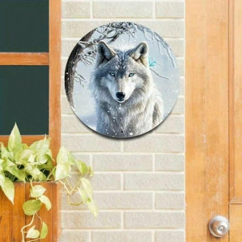 Retro Metal Wall Art Sign Home Decor 20x20cm