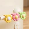 Pink Flower Design Silicone Door Handle Protector Anti Collision Soft Pad For Cabinet Wardrobe Drawer Protection KTY