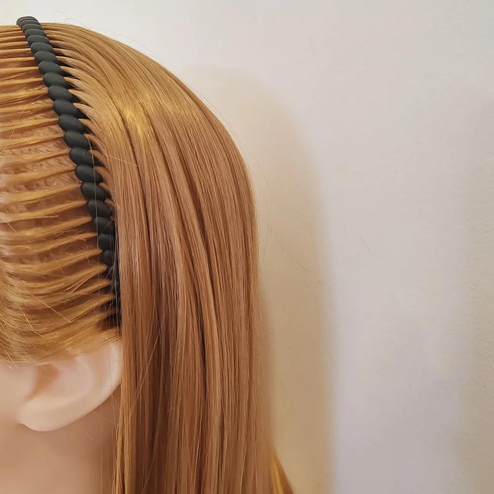 2pc Good Solid Tooth Simple Style Hairbands Headbands for Women Girls Men Sport Washface Non-slip Korean Hair Accessories Tool