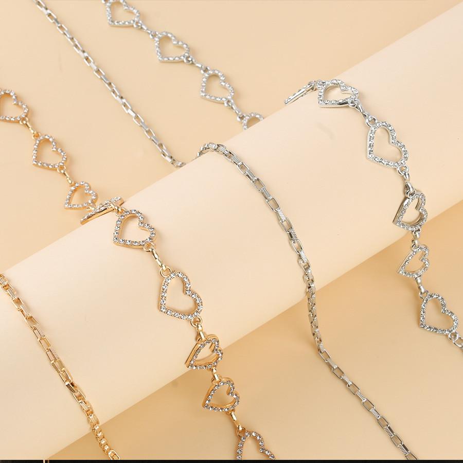 Water Drilled Heart Shape Metal Waist Belt For Women Men Elegant Summer Accessory