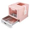 Enclosed Cat Litter Tray Extra Large Cat Litter Box with Lid And Drawer Anti-splash Hop-In Cat Toilet Includes Cat Litter Scoop
