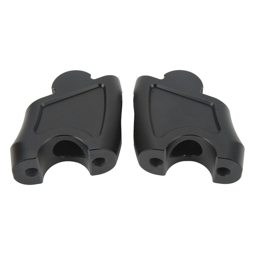 2 ST Styhöjare CNC Aluminiumlegering Ersättning för Benelli TRK502X 502C TNT250 TNT300 Svart