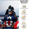 1 Stück Captain America, Schild-Decke Leichte Flanell-Kuscheldecke für Sofa, Bett, Reisen, Camping, Wohnzimmer, Büro, Couch, Stuhl und Bett