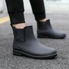 Rain Boots Men's New Fashionable Anti Slip Short Tube Rain Boots Outdoor Waterproof Low Top Rain Boots Casual Sports Rain Boots