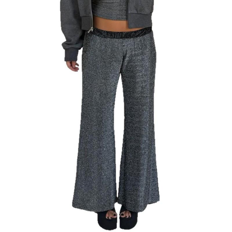Vintage High-Waist Flare Pants Women 2026 Fall Winter Slim Fit Wide Leg Trousers