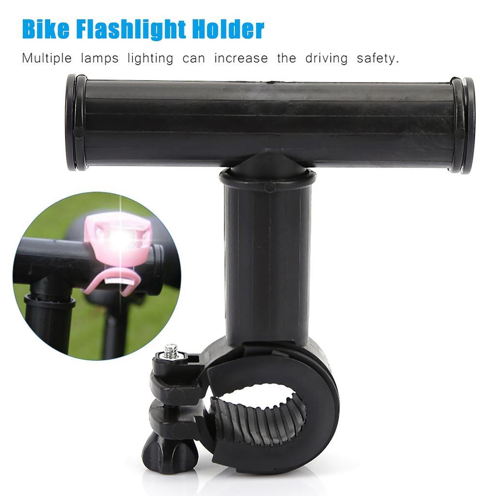 Mountain Road Bicycle T   O Shaped Handlebar Extension Mount Bracket Bike Flashlight Holder