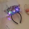 Luminous LED Light Hair Hoop Plastic Ball Children Birthday Hair Bands  Female/Children
