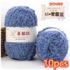11g Velvet Yarn Plush Yarn For DIY Hand Knitting Crochet Crafts Bag Hat Doll Sweater Wool Soft Thin Colorful Coral Chenille Yarn