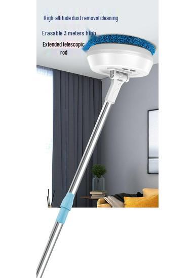 Dual-Use Window Cleaning Robot: Indoor/Outdoor Telescopic Glass & Ceiling Wiper