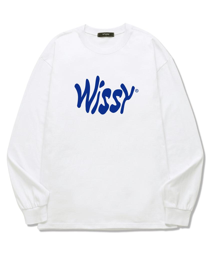 Wissi Curve Logo Long Sleeve T-Shirt (Wls027) White