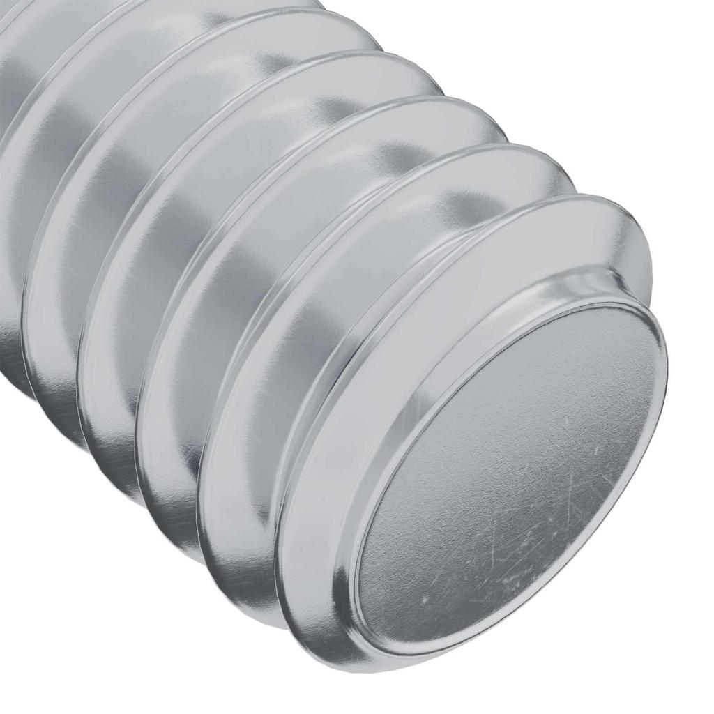 Hex Phillips Head Security Screw 12 pcs Silver M6 * 35 mm Steel