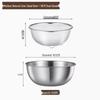 Stainless Steel Vegetable Washing & Drain Basin Set