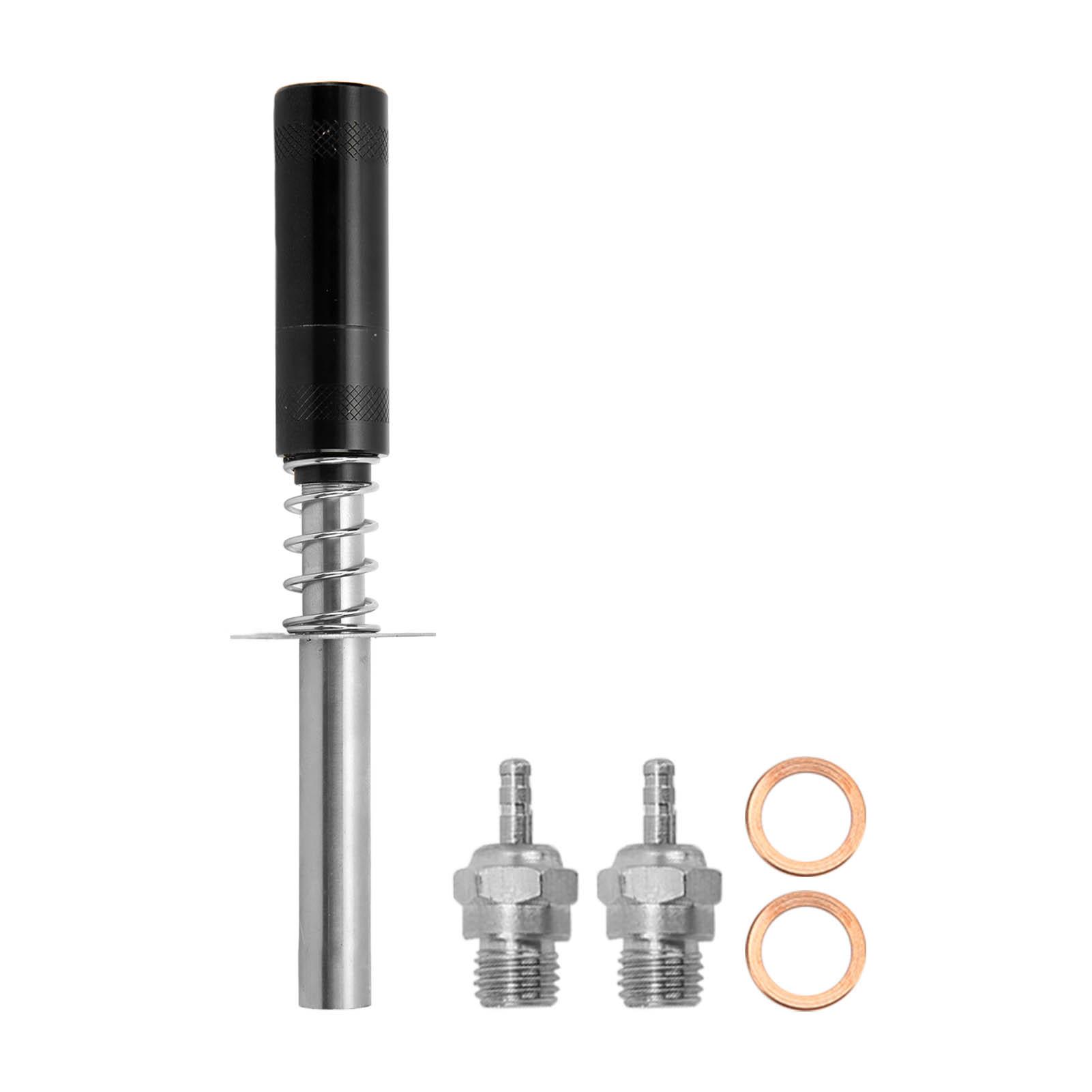 

Glow Plug Igniter RC Engine Starter with N3 Glow Plug for RC Oil Powered Car Ship Methanol