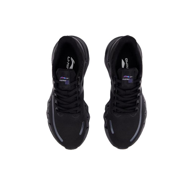 Li Ning LN Fle Cushioning Moisture Wicking Lightweight Low Top Casual Shoes Women's Black ARKQ014-1