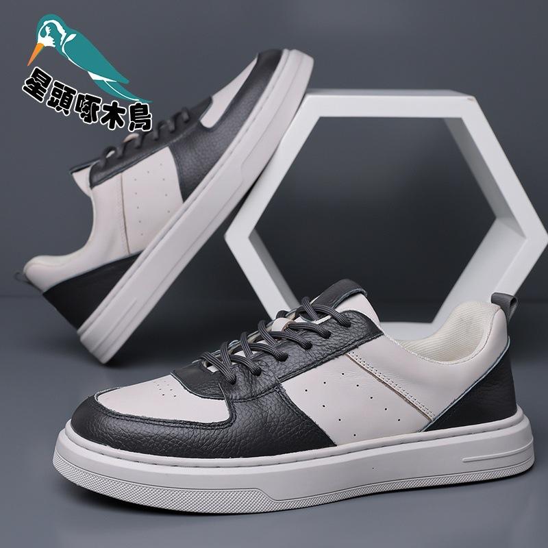 

Star-headed Woodpecker Spring and Summer New Men s Shoes Student Little White Shoes Sneakers Shoes 44