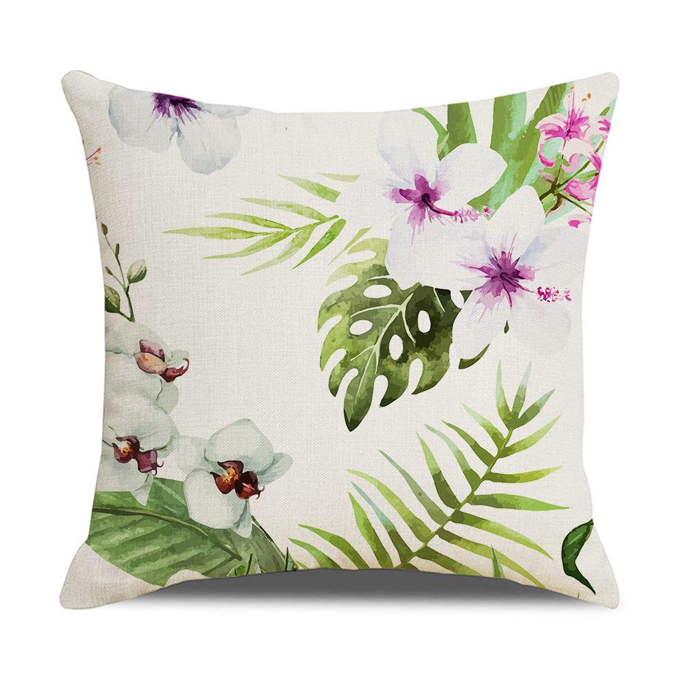 Nordic Tropical Plant Pillowcase - New Home & Office Decor Cushion Cover