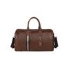 Men and Women's Fashionable Simple Business Trip Large Capacity Hand Luggage Bag PU Model Plus Patch Design Travel Bag
