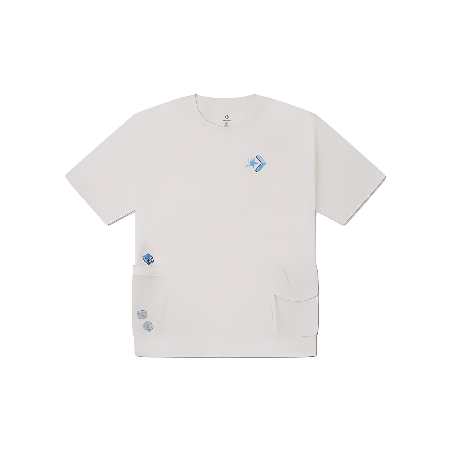 

New Converse SS24 T Shirt Men s Gray 10027225-A01 XL